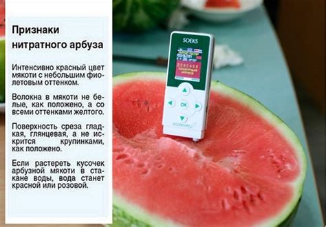 Популярные методы проверки нитратов в арбузе