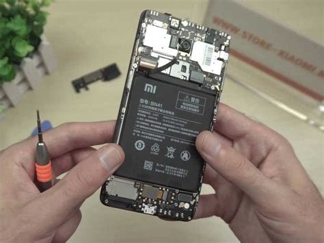 Последовательность действий при восстановлении аккумулятора на Xiaomi