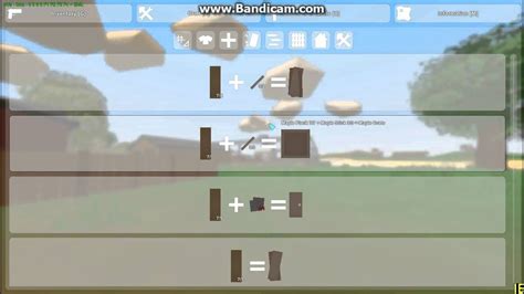 Последовательность действий при создании провода в игре Unturned