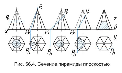 Построение сечения на плоскости