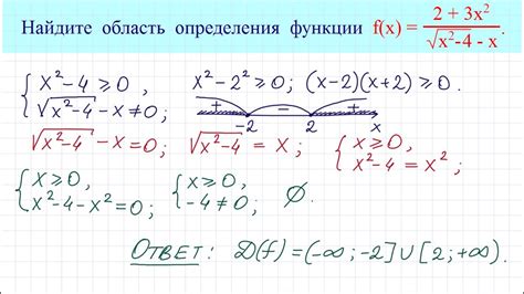 Почему важно знать область определения функции