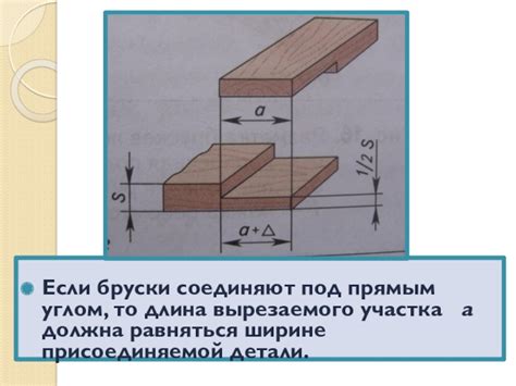 Почему важно соединять бруски под прямым углом