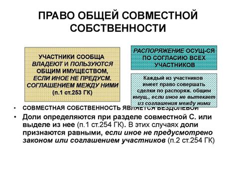 Права и обязанности собственников: