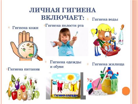 Правила для процедур гигиены