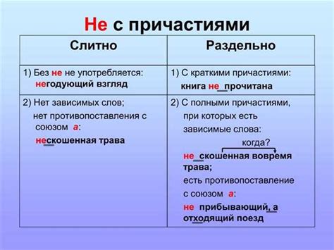 Правила написания вместе или раздельно