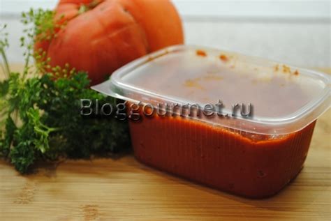 Правила разморозки томатной пасты