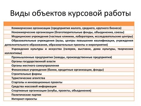 Предмет работы