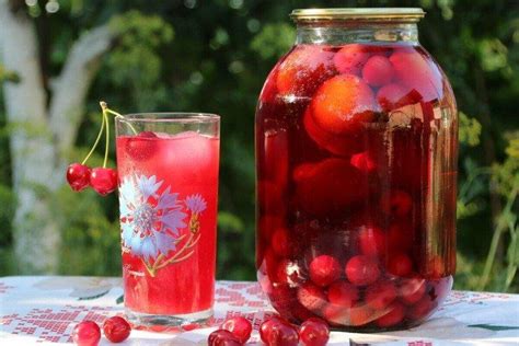 Приготовление вкусного компота