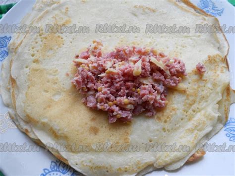 Приготовление колбасной начинки