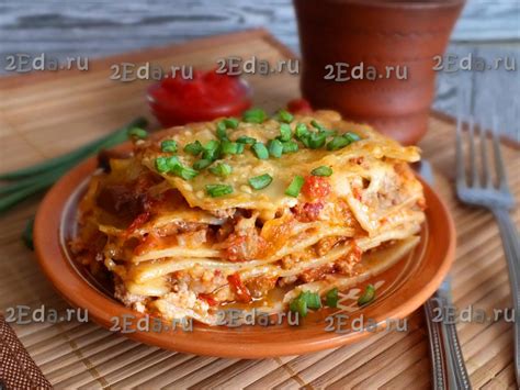Приготовление лазаньи: пошаговый рецепт