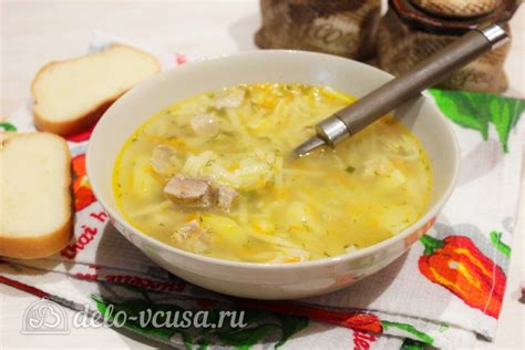 Приготовление мясного супа