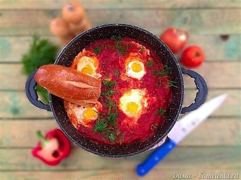 Приготовление самой шакшуки