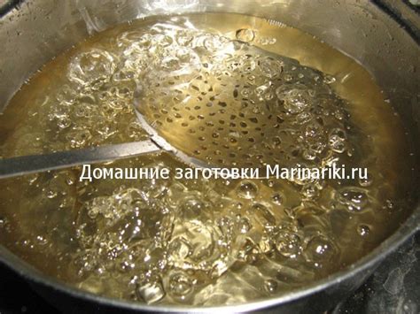 Приготовление сиропа из сахара и воды