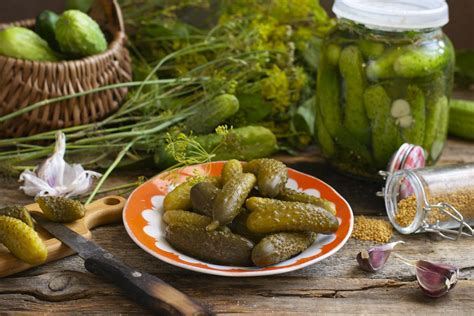 Приготовление соления или маринада