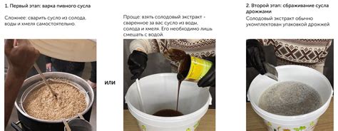 Приготовление солодового экстракта