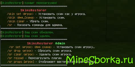 Применение модификаций для смены скина