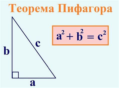Примеры использования теоремы Пифагора