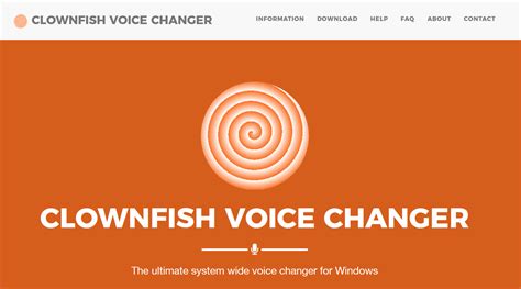 Примеры использования Clownfish для изменения голоса