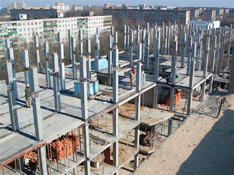 Принципы управления железобетонным каркасом