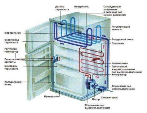 Принцип работы холодильника с капельной системой разморозки