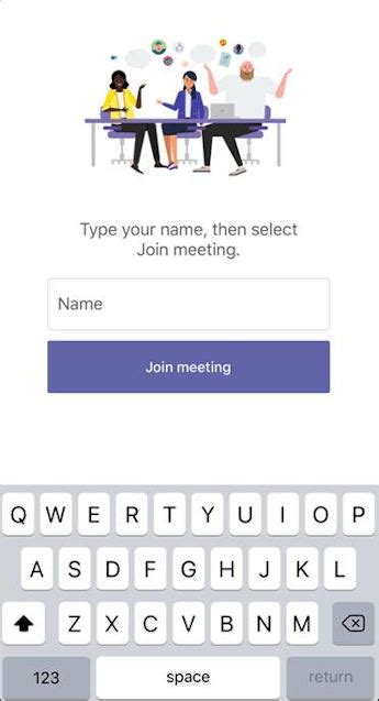 Присоединение к собранию в Microsoft Teams на компьютере