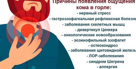Причины возникновения неприятного ощущения в горле