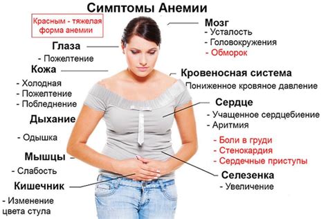 Причины падения гемоглобина у женщин