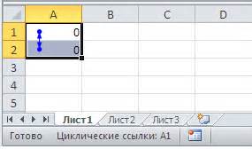 Проблема циклических ссылок в Excel