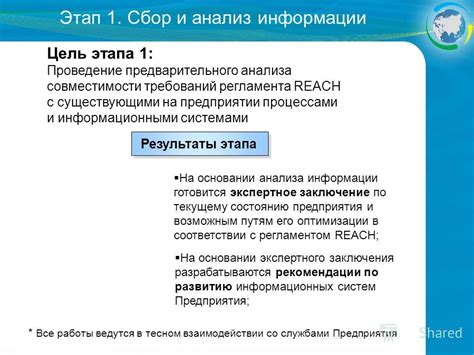 Проведение предварительного анализа