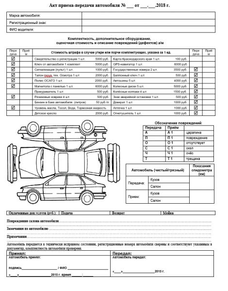 Проведение технического осмотра транспортного средства с новым двигателем