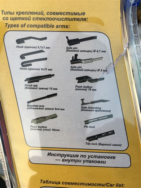 Проверка крепления дворников к каркасу