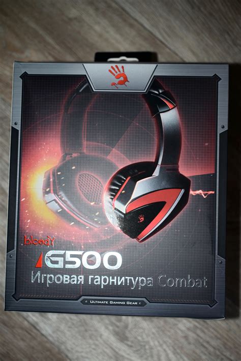 Проверка подключения наушников Bloody G500