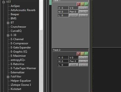 Проверка работы VST плагина в Adobe Audition