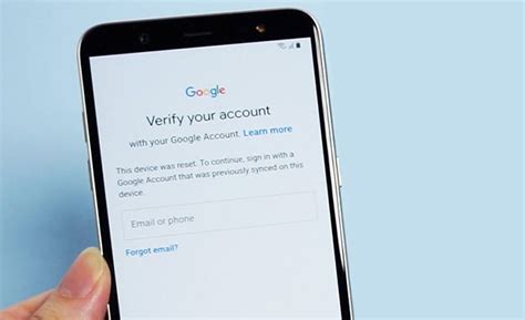 Проверка учетной записи Google
