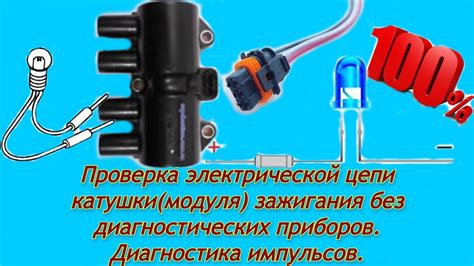 Проверка цепи управления модулем зажигания