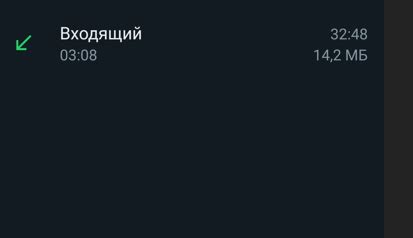 Проверьте, был ли совершен звонок