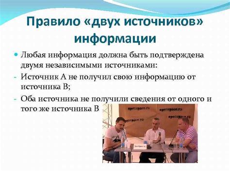 Проверьте информацию независимыми источниками