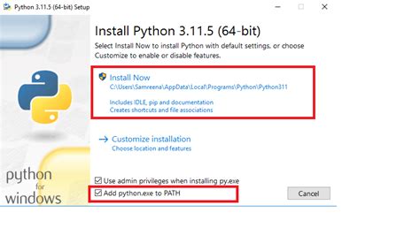 Проверьте установку Python