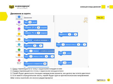 Программирование движений аниматронной лягушки