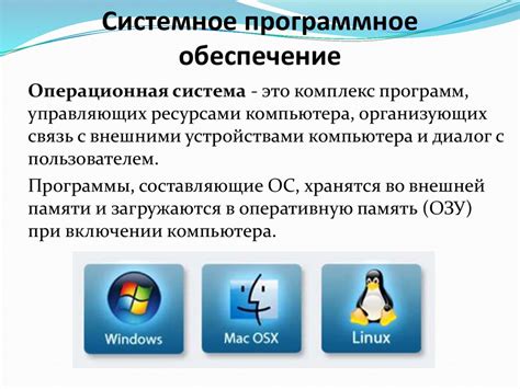 Программное обеспечение для дополнительных опций