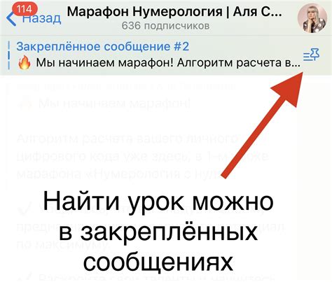 Просматриваете список всех закрепленных сообщений