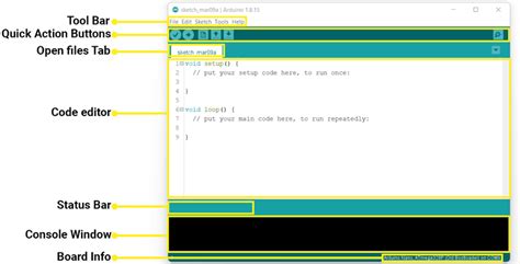 Простой и интуитивно понятный интерфейс Arduino IDE