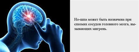 Противопоказания к применению Но-шпы при мигрени