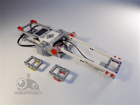 Процесс выключения робота LEGO EV3