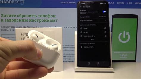 Процесс подключения AirPods к Android-устройству
