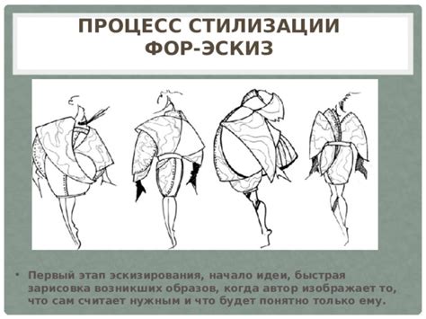 Процесс эскизирования обуви
