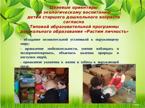 Проявление природы в окружающей среде