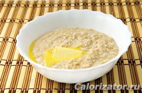 Пшеничная каша с топленым маслом и сахаром