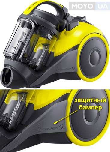 Работа мотора в циклонном пылесосе