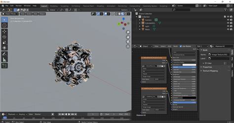Работа с материалами и текстурами в Blender